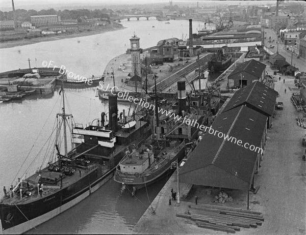 DOCKS FROM ROOF OF RANK'S SILO